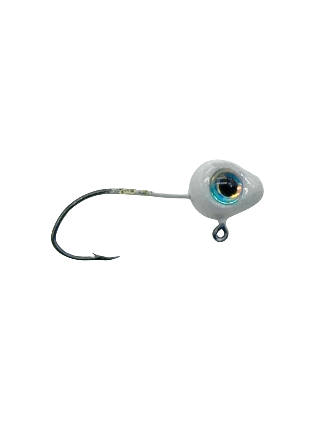 Free Style Minnow Jig Heads - 3D Eyes - 12 Pack - No Collar